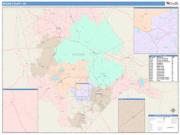 Moore <br /> Wall Map <br /> Color Cast Style 2025 Map