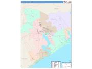 Onslow <br /> Wall Map <br /> Color Cast Style 2025 Map