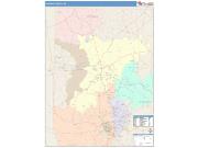 Orange <br /> Wall Map <br /> Color Cast Style 2025 Map