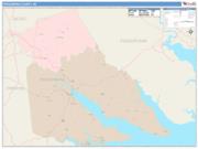 Perquimans <br /> Wall Map <br /> Color Cast Style 2025 Map