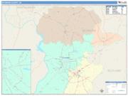 Richmond <br /> Wall Map <br /> Color Cast Style 2025 Map