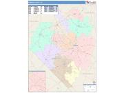 Robeson <br /> Wall Map <br /> Color Cast Style 2025 Map