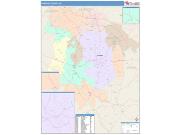 Sampson <br /> Wall Map <br /> Color Cast Style 2025 Map