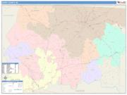 Surry <br /> Wall Map <br /> Color Cast Style 2025 Map