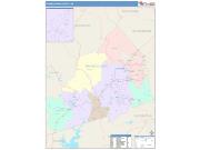 Transylvania <br /> Wall Map <br /> Color Cast Style 2025 Map
