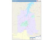 Vance <br /> Wall Map <br /> Color Cast Style 2025 Map