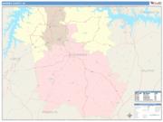 Warren <br /> Wall Map <br /> Color Cast Style 2025 Map