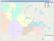 Benson <br /> Wall Map <br /> Color Cast Style 2025 Map