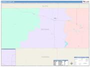 Bowman <br /> Wall Map <br /> Color Cast Style 2025 Map