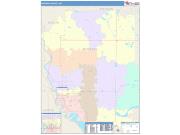Burleigh <br /> Wall Map <br /> Color Cast Style 2025 Map