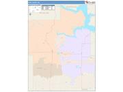 Dunn <br /> Wall Map <br /> Color Cast Style 2025 Map