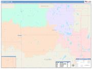 Eddy <br /> Wall Map <br /> Color Cast Style 2025 Map