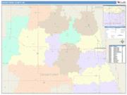Grand Forks <br /> Wall Map <br /> Color Cast Style 2025 Map