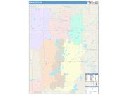 Kidder <br /> Wall Map <br /> Color Cast Style 2025 Map