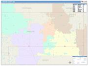 La Moure <br /> Wall Map <br /> Color Cast Style 2025 Map