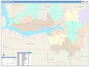 McLean <br /> Wall Map <br /> Color Cast Style 2025 Map
