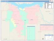 Mercer <br /> Wall Map <br /> Color Cast Style 2025 Map