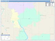 Renville <br /> Wall Map <br /> Color Cast Style 2025 Map
