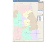 Richland <br /> Wall Map <br /> Color Cast Style 2025 Map
