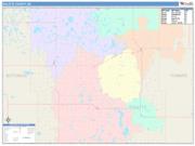 Rolette <br /> Wall Map <br /> Color Cast Style 2025 Map