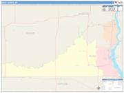 Sioux <br /> Wall Map <br /> Color Cast Style 2025 Map