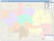 Walsh <br /> Wall Map <br /> Color Cast Style 2025 Map