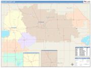 Auglaize <br /> Wall Map <br /> Color Cast Style 2025 Map
