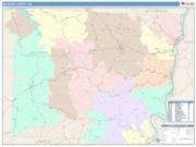 Belmont <br /> Wall Map <br /> Color Cast Style 2025 Map