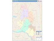 Brown <br /> Wall Map <br /> Color Cast Style 2025 Map
