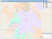 Carroll <br /> Wall Map <br /> Color Cast Style 2025 Map