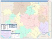 Columbiana <br /> Wall Map <br /> Color Cast Style 2025 Map