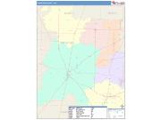 Crawford <br /> Wall Map <br /> Color Cast Style 2025 Map