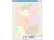 Darke <br /> Wall Map <br /> Color Cast Style 2025 Map