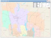 Delaware <br /> Wall Map <br /> Color Cast Style 2025 Map