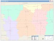 Fulton <br /> Wall Map <br /> Color Cast Style 2025 Map