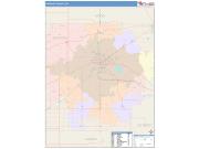 Hancock <br /> Wall Map <br /> Color Cast Style 2025 Map