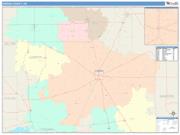 Hardin <br /> Wall Map <br /> Color Cast Style 2025 Map