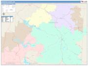 Harrison <br /> Wall Map <br /> Color Cast Style 2025 Map