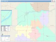 Henry <br /> Wall Map <br /> Color Cast Style 2025 Map