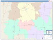 Huron <br /> Wall Map <br /> Color Cast Style 2025 Map