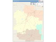 Jackson <br /> Wall Map <br /> Color Cast Style 2025 Map
