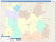 Logan <br /> Wall Map <br /> Color Cast Style 2025 Map
