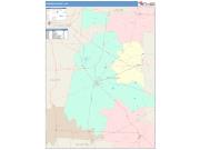 Madison <br /> Wall Map <br /> Color Cast Style 2025 Map
