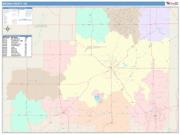 Medina <br /> Wall Map <br /> Color Cast Style 2025 Map