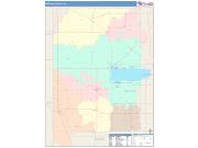 Mercer <br /> Wall Map <br /> Color Cast Style 2025 Map