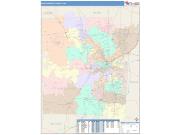 Montgomery <br /> Wall Map <br /> Color Cast Style 2025 Map