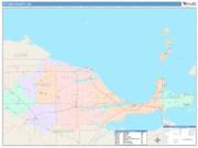 Ottawa <br /> Wall Map <br /> Color Cast Style 2025 Map