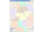 Tuscarawas <br /> Wall Map <br /> Color Cast Style 2025 Map