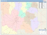 Wayne <br /> Wall Map <br /> Color Cast Style 2025 Map