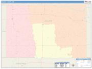 Beaver <br /> Wall Map <br /> Color Cast Style 2025 Map